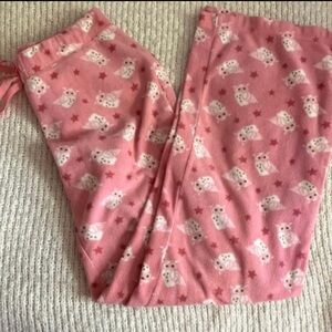 SO Owl Print Pajama Pants Size Small